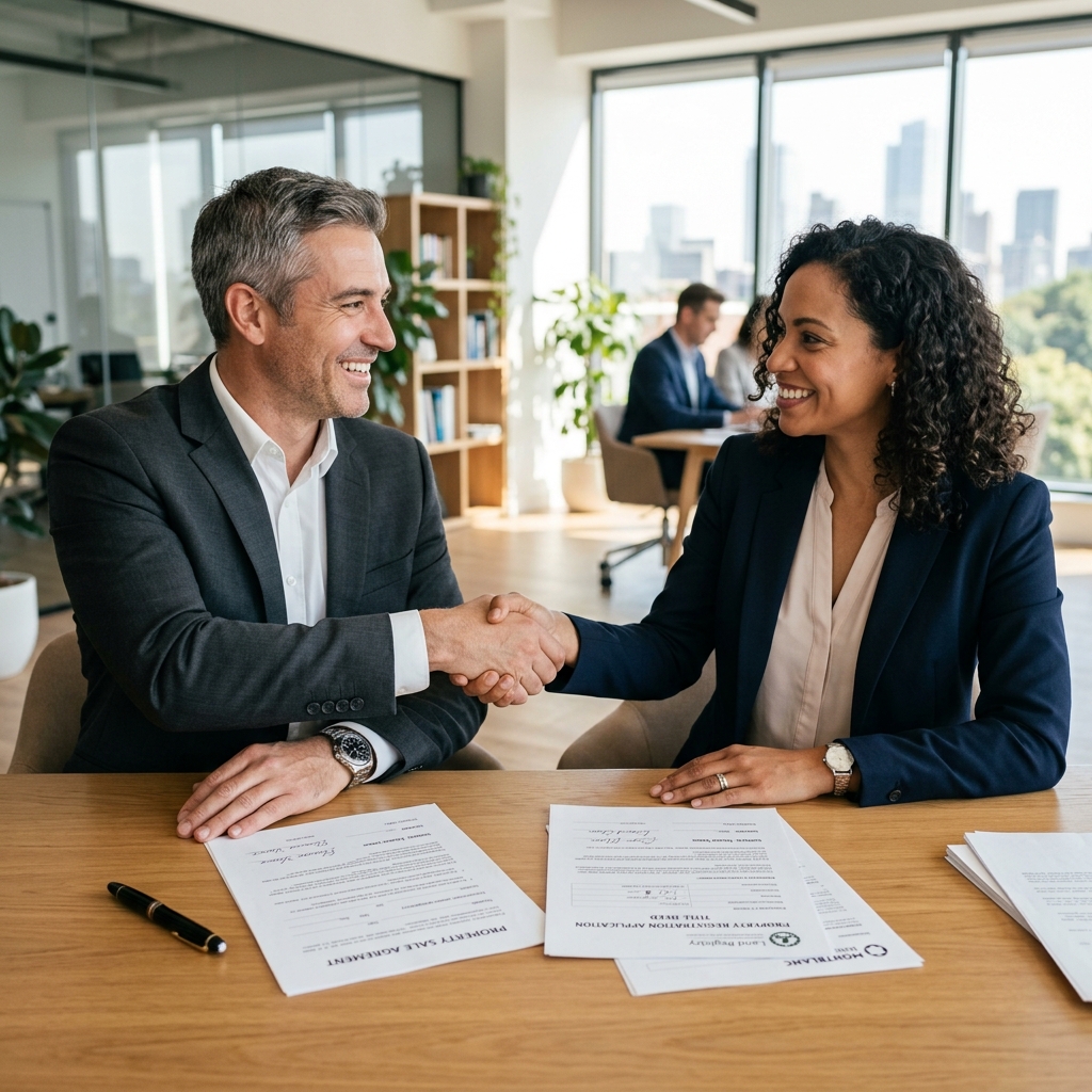 Handshake over signed documents