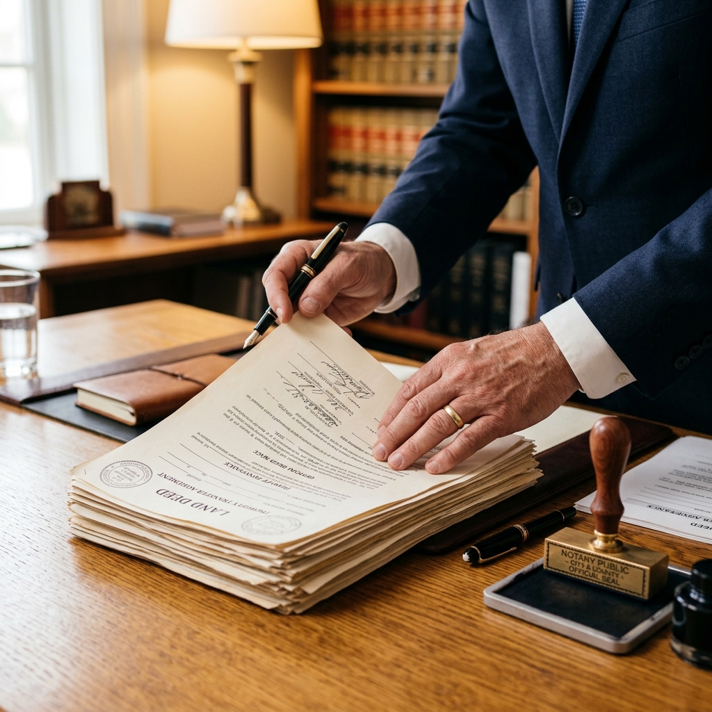 Reviewing legal property documents